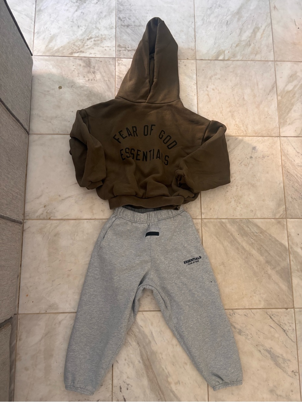 Kids Fear of God Essentials Sweatpants Set
